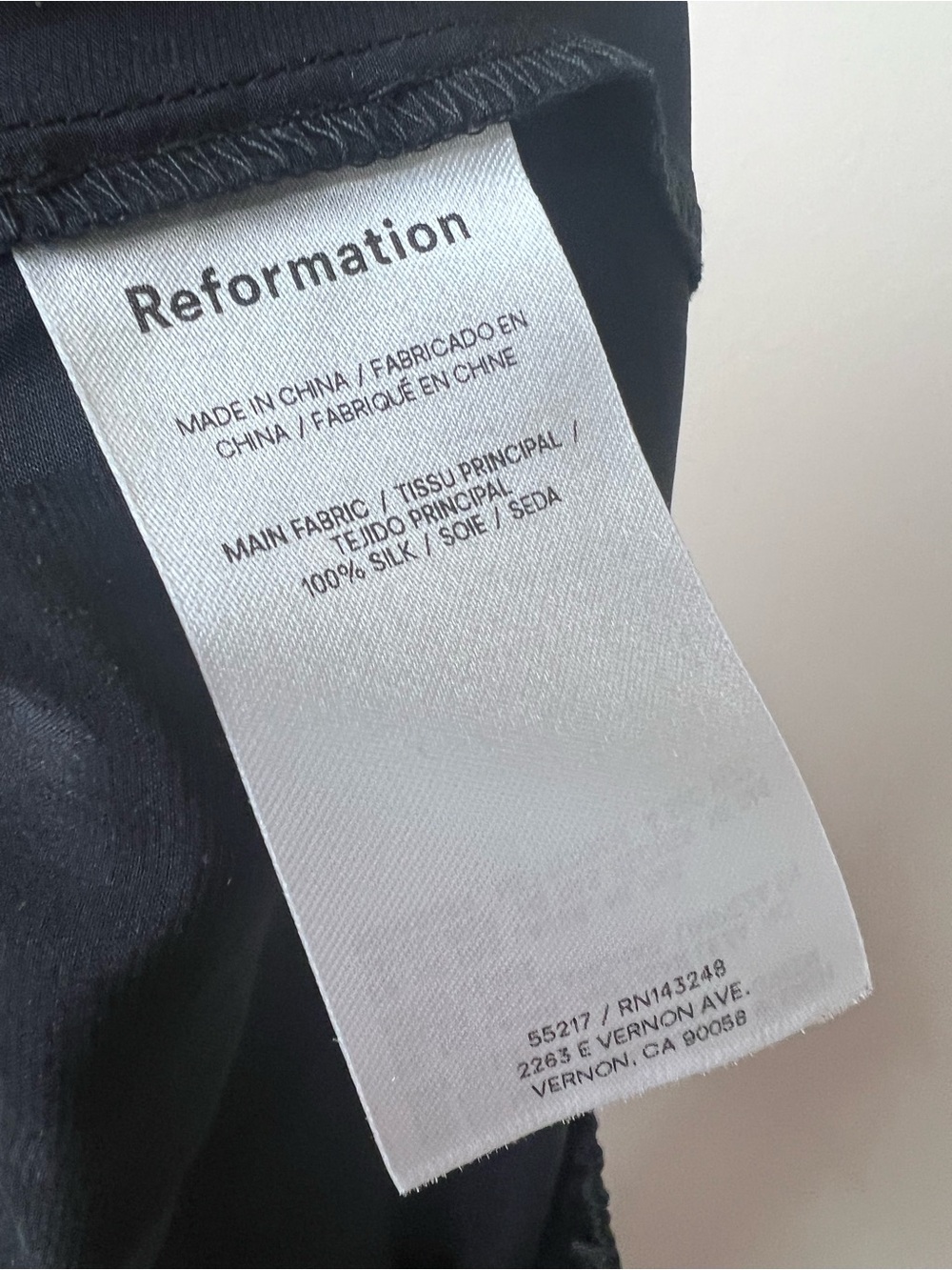 Reformation Olina Wide Leg Silk Pants Black Dressy Size Small Women’s - Picture 9 of 11